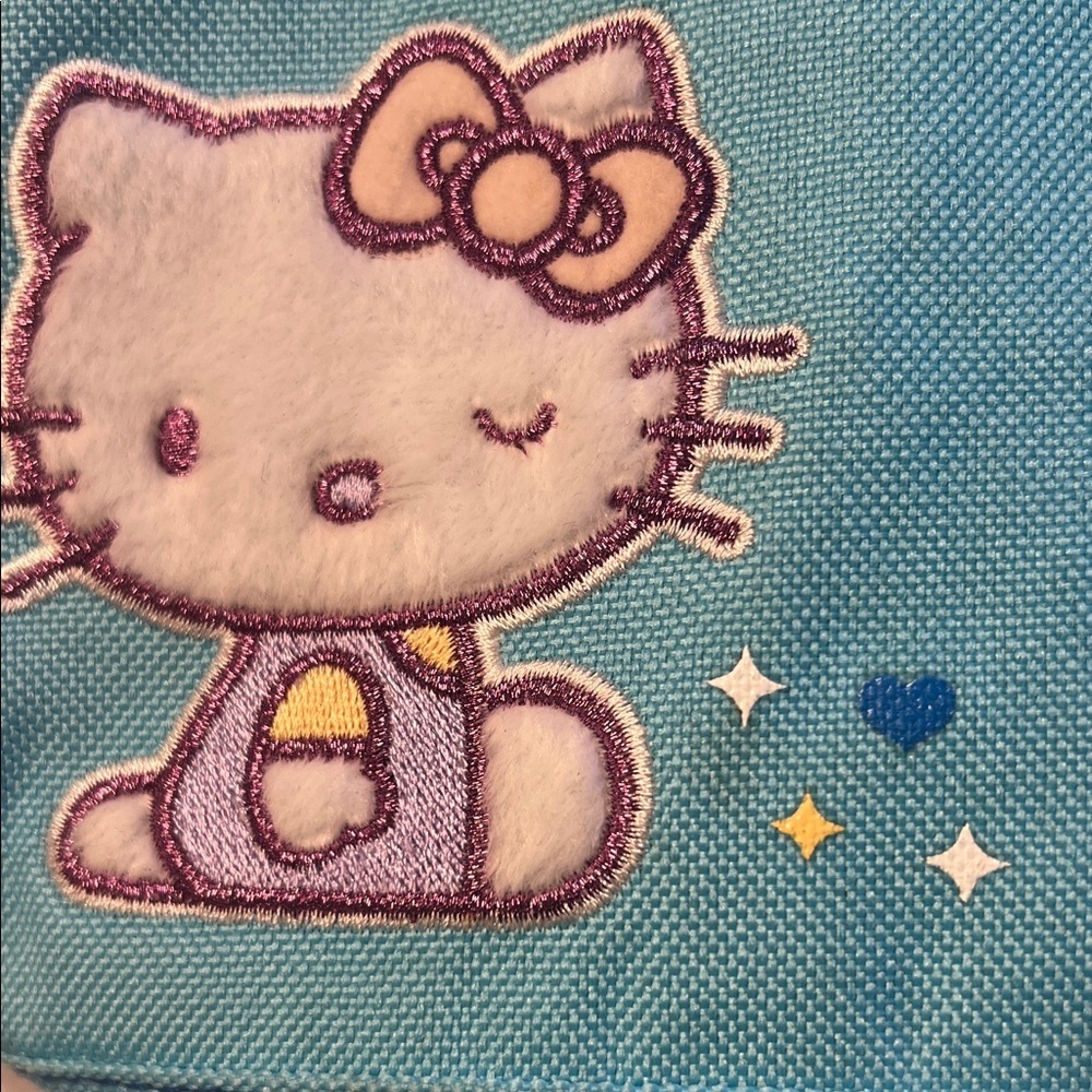 VINTAGE Hello Kitty Blue Car Seat Garbage Bag- RARE LIMITED EDITION GUC - Picture 13 of 16